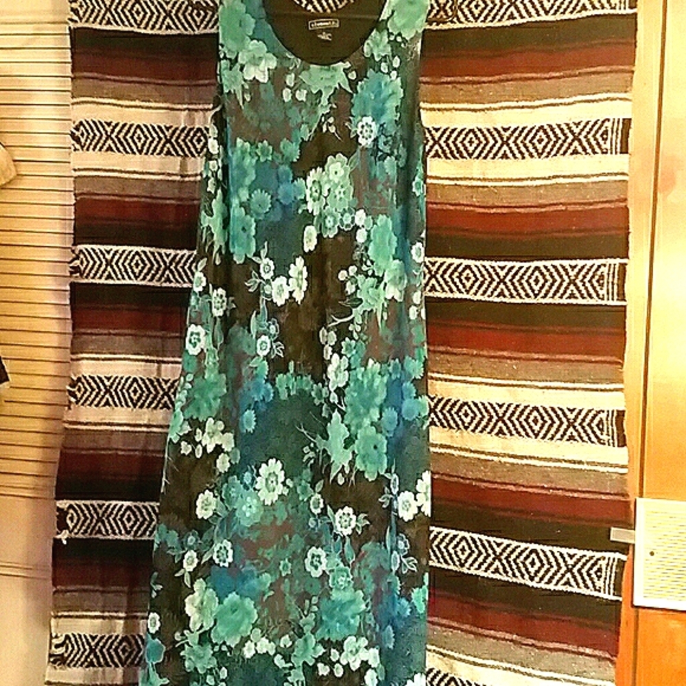 Shimmery, sleeveless dress